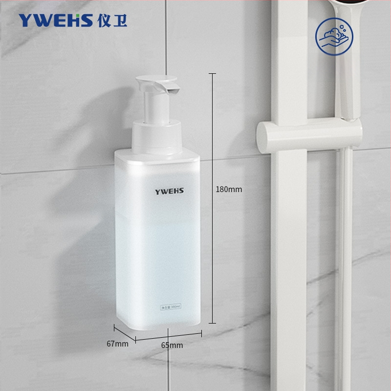 Fali szappanadagoló hotelfürdőhöz – pumpás habadagoló, ABS, 600 g, injektív öntés, könnyű luxus stílus