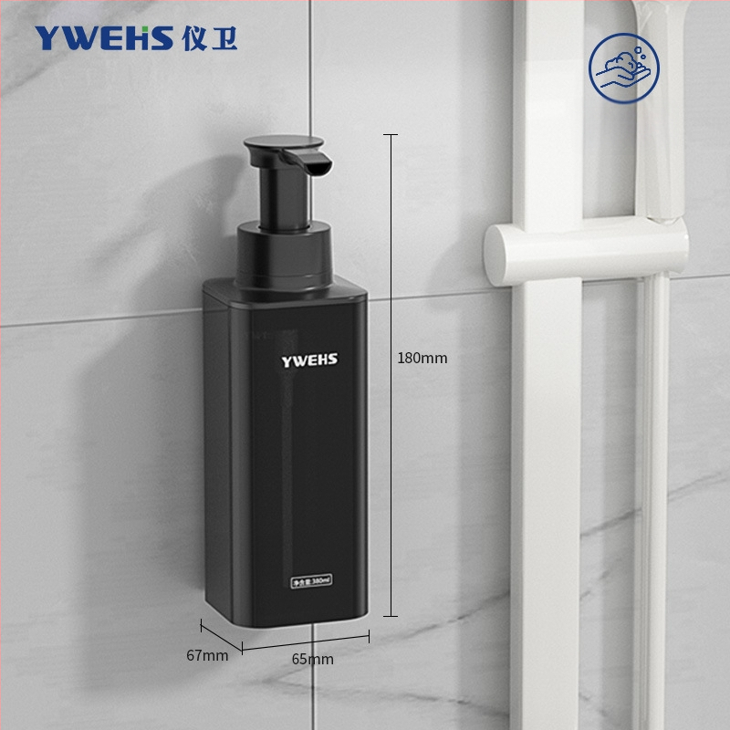 Fali szappanadagoló hotelfürdőhöz – pumpás habadagoló, ABS, 600 g, injektív öntés, könnyű luxus stílus