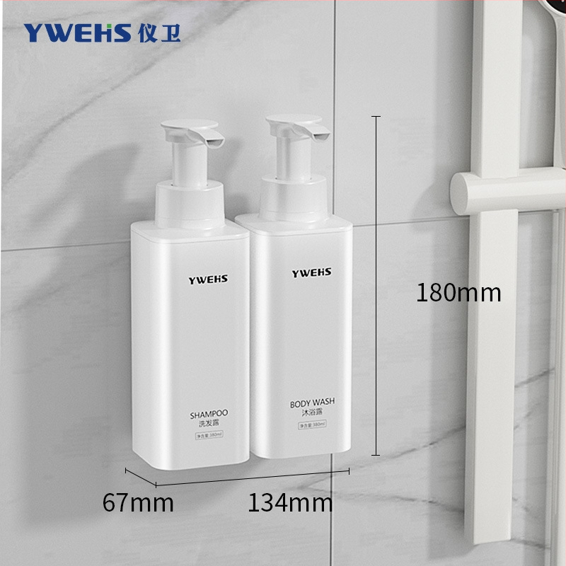 Fali szappanadagoló hotelfürdőhöz – pumpás habadagoló, ABS, 600 g, injektív öntés, könnyű luxus stílus