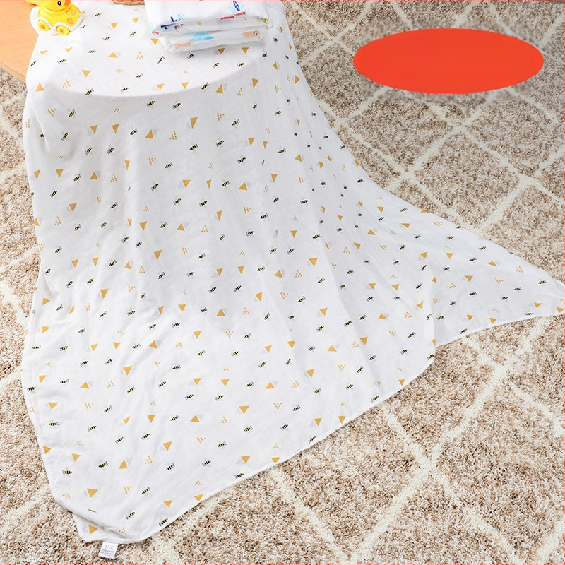 Beebi bambuskiududest rätik – kahekordne kiht, 30% puuvill / 70% bambus, lihtne kude, 200-300 g