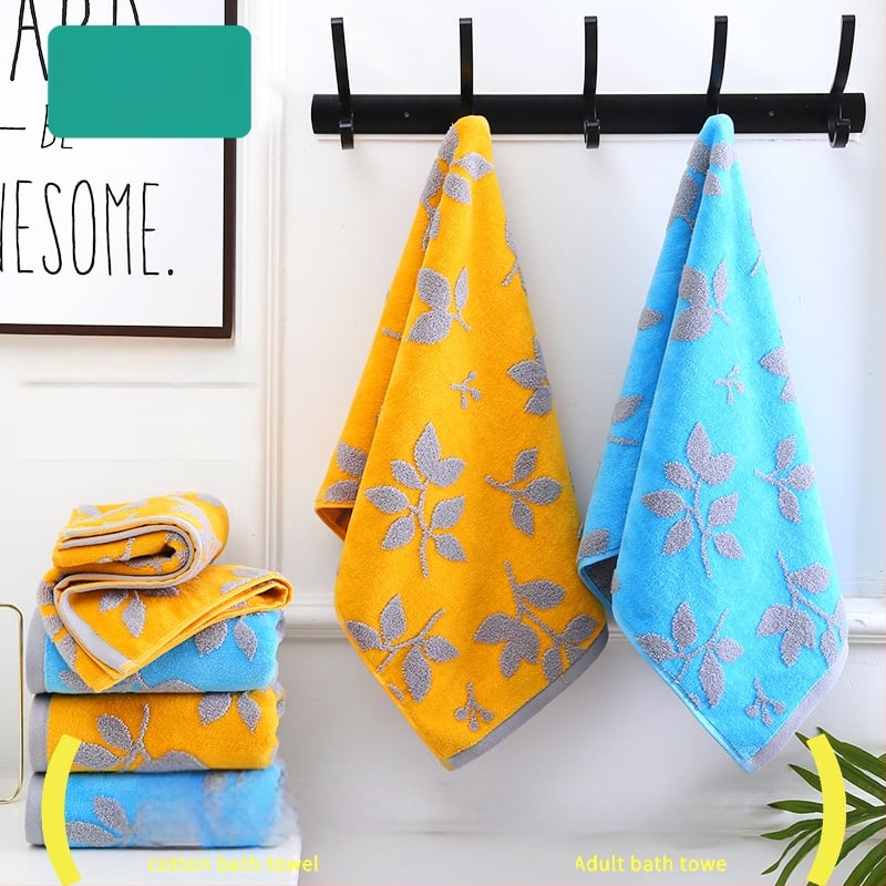 Σετ πετσετών οικιακής χρήσης από 100% βαμβάκι, Cut Velvet επεξεργασία, ελαφρώς στριμμένη ίνα, σειρά Cut Velvet Flower Branch, δυνατότητα προσαρμογής