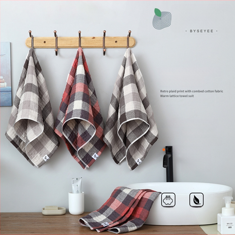 Baise Qianyi set de prosoape – moi, absorbante, rezistente la decolorare, 50–80 g pentru fiecare prosoapă, pentru față și corp, reutilizabil