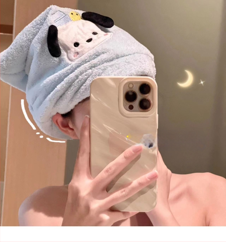 Youjiaya дамски халат за баня от коралов флийс, абсорбиращ и бързосъхнещ, полиестер 100%, серия Принцеса