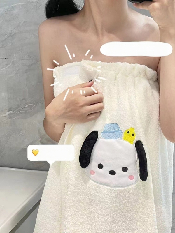 Банна роба от коралов флис, 100% полиестер, подходяща за есен, за жени