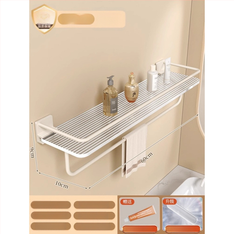 Триъгълна ъглова полица за стена, пластмасова, баня, 1 ниво, минималистичен стил, организатор за козметика