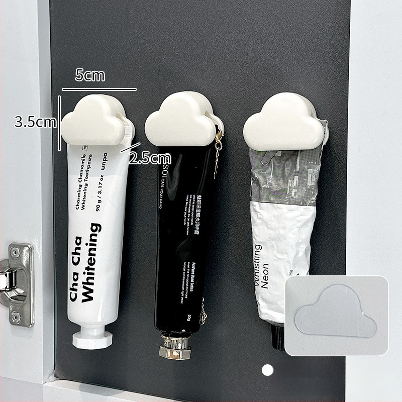 Триъгълна ъглова полица за стена, пластмасова, баня, 1 ниво, минималистичен стил, организатор за козметика