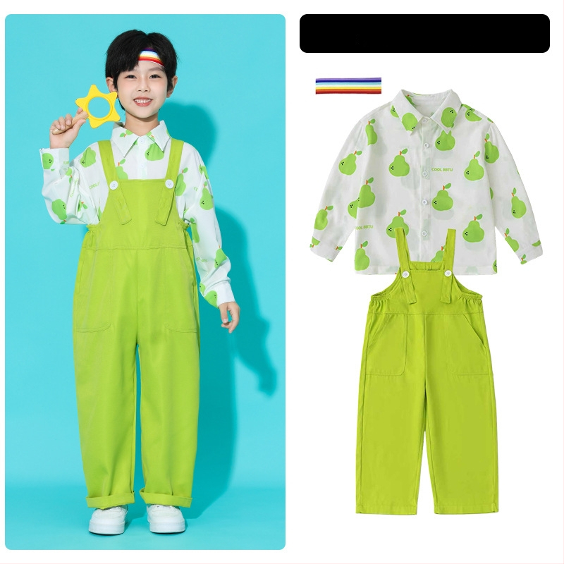 Bērnu hip-hop uzstāšanās apģērbs, unisex, bērniem virs 8 gadu vecuma, vasara 2025 (vasaras sezona 2025; unisex; hip-hop stils; vecuma grupai virs 8)