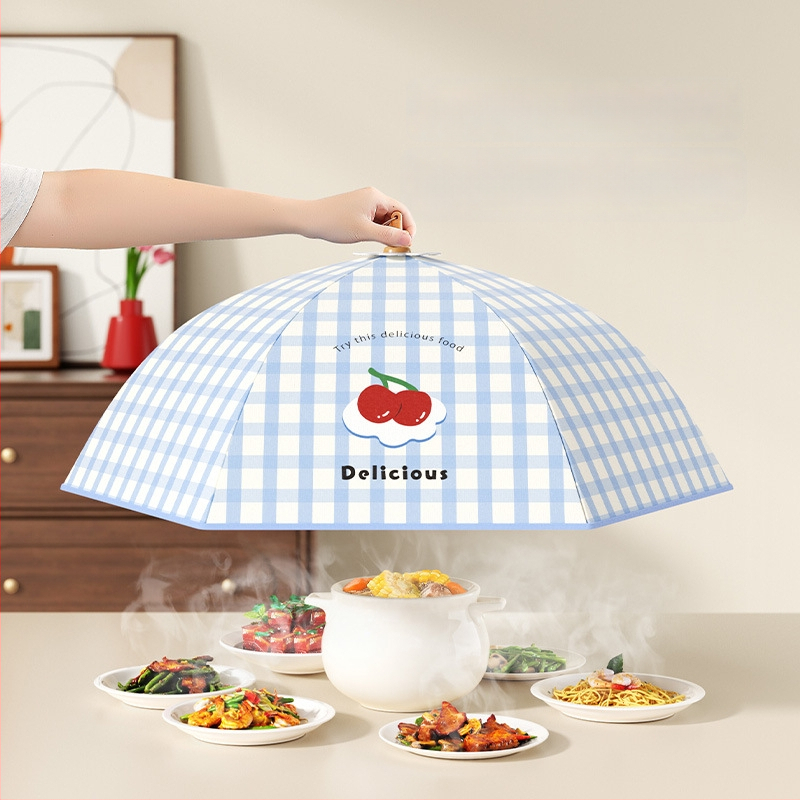 Only изолиран капак за храна, сгъваем прахоустойчив капак за маса за домашна употреба, лансиран през 2025 г.