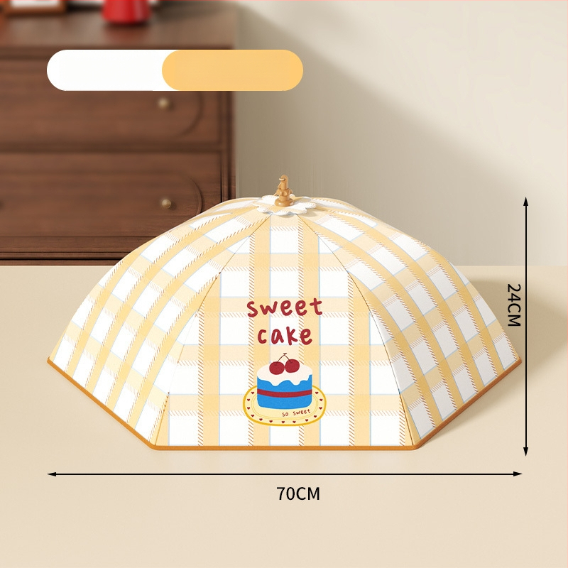 Only изолиран капак за храна, сгъваем прахоустойчив капак за маса за домашна употреба, лансиран през 2025 г.