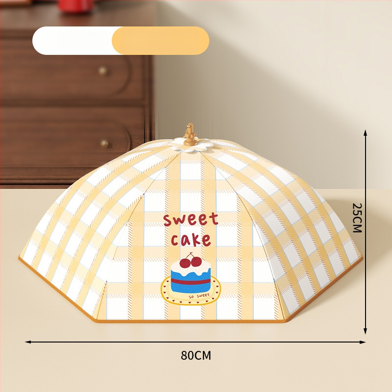 Only изолиран капак за храна, сгъваем прахоустойчив капак за маса за домашна употреба, лансиран през 2025 г.