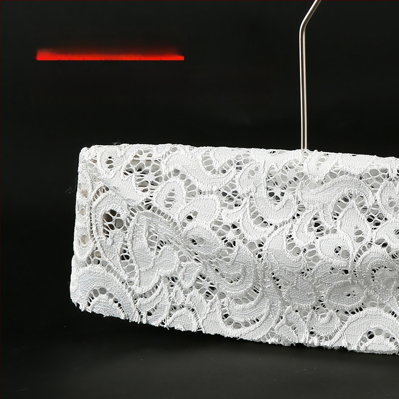 Riidepuu kate: libisemiskindel lina pitsiga puuvillakangas, 10 tk komplekt, sobib riidepuudele, pükste hoidmiseks ja kravattide hoidmiseks