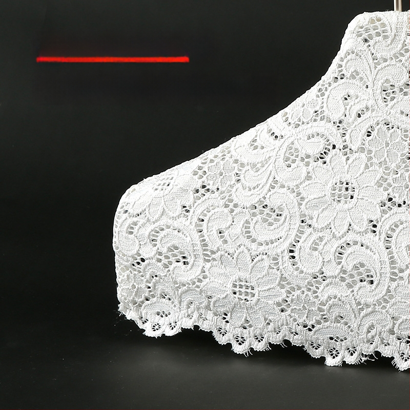 Riidepuu kate: libisemiskindel lina pitsiga puuvillakangas, 10 tk komplekt, sobib riidepuudele, pükste hoidmiseks ja kravattide hoidmiseks