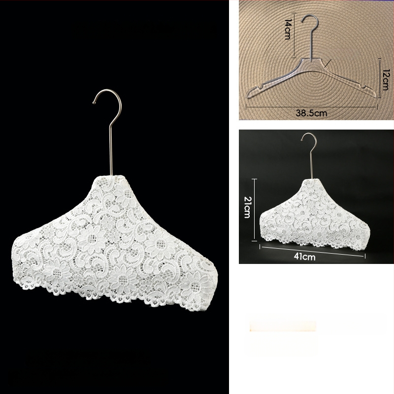 Riidepuu kate: libisemiskindel lina pitsiga puuvillakangas, 10 tk komplekt, sobib riidepuudele, pükste hoidmiseks ja kravattide hoidmiseks