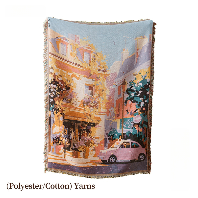 Американски стил покривка за маса за открито, правоъгълна, полиестер, Cartoon/Anime модел