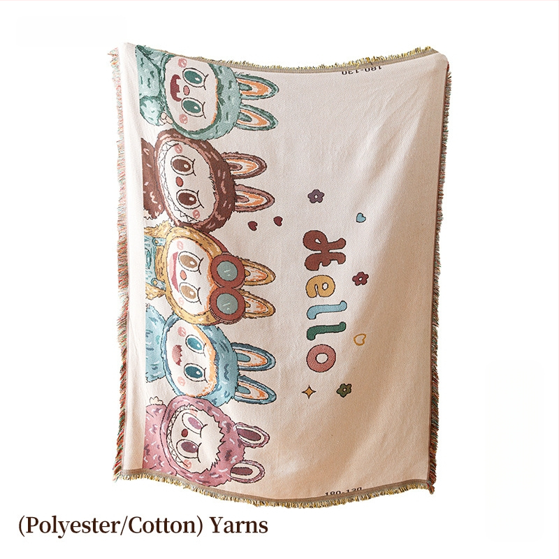 Американски стил покривка за маса за открито, правоъгълна, полиестер, Cartoon/Anime модел