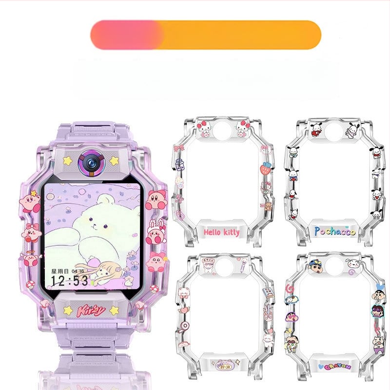 Spausdintas TPU apsauginis dėklas Little Genius išmaniojo laikrodžio modeliams Q2A/Z9/Z8a, D2A/D3/Z6s/Z6pro