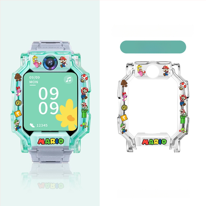 Spausdintas TPU apsauginis dėklas Little Genius išmaniojo laikrodžio modeliams Q2A/Z9/Z8a, D2A/D3/Z6s/Z6pro