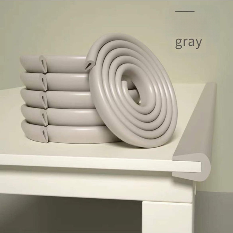 U-veida aizsargjosla galda malām no putām, pašlīmējoša, aizsardzībai pret stikla malām