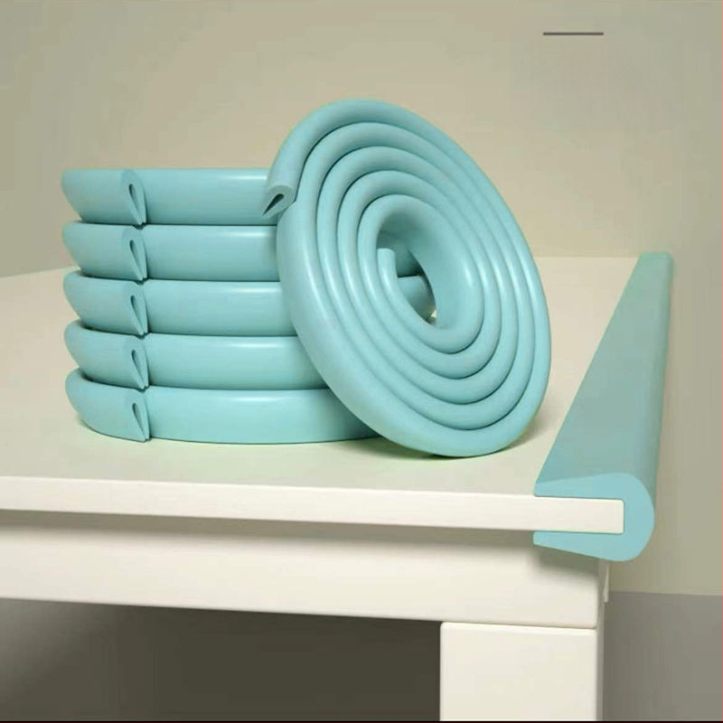 U-veida aizsargjosla galda malām no putām, pašlīmējoša, aizsardzībai pret stikla malām