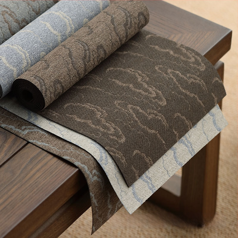 Hiina stiilis tee-seremoonia laua lipp ja tee-katte; 100% polüester; Muster: Hiina tuule seeria; Stiil: Uus Hiina stiil; Kohandamine saadaval