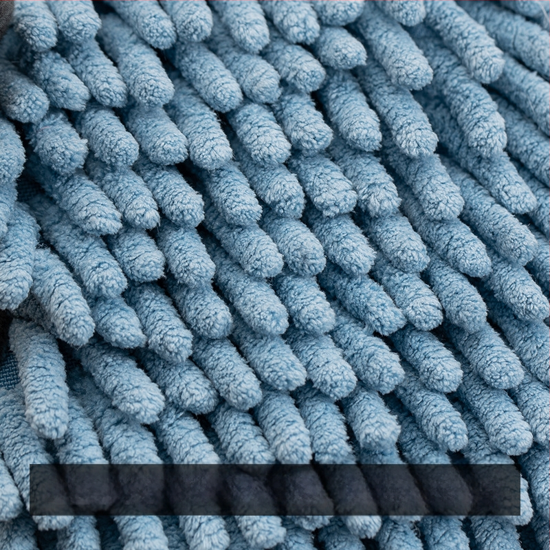 Chenille riputatav käterätik õmmeldud armsa karikatuurlooma kujutisega – paks köögikäterätik, Loomade loominguline sari