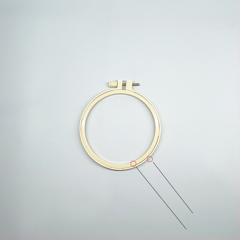 Keresztszemes hímzőkeret készlet, állítható műanyag keret, PP anyag, modern minimalista stílus