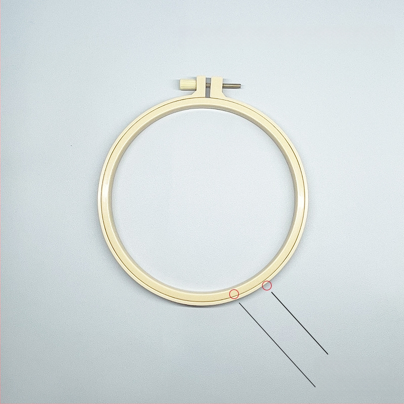 Keresztszemes hímzőkeret készlet, állítható műanyag keret, PP anyag, modern minimalista stílus