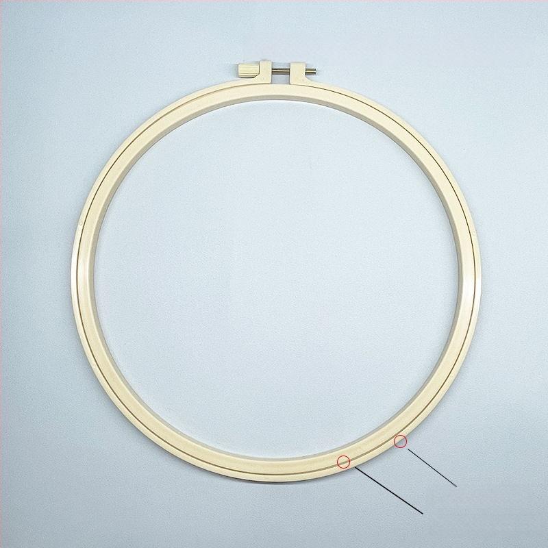 Keresztszemes hímzőkeret készlet, állítható műanyag keret, PP anyag, modern minimalista stílus