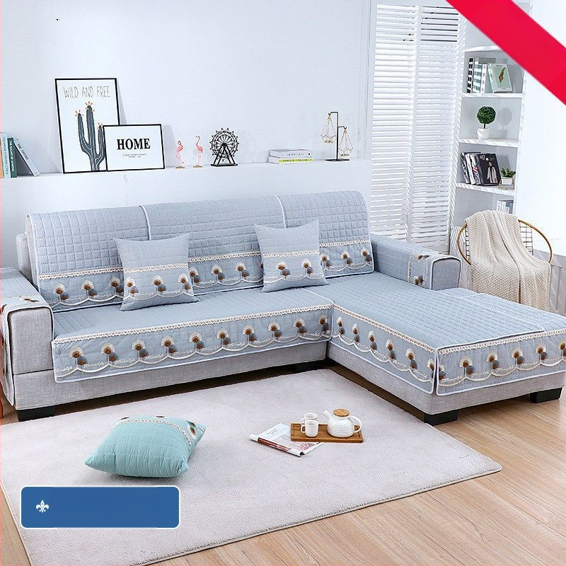 Kanapé párna- és háttámla huzat készlet, univerzális illeszkedés, minimalist stílusú skandináv, négy évszakos használat (univerzális illeszkedés; minimalist stílus; négy évszakos használat)