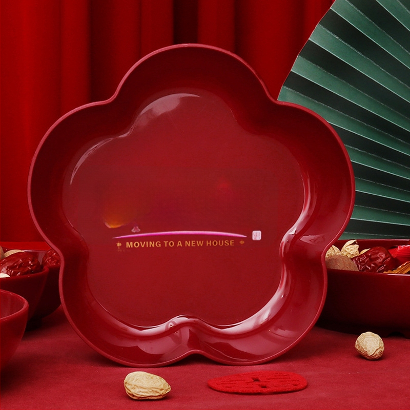 Plastikinė vaisių lėkštė namų įsikėlimo dekoracijoms, Magpie Pretty, įpakuota į OPP maišelį, neimportuota