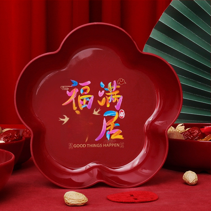 Plastikinė vaisių lėkštė namų įsikėlimo dekoracijoms, Magpie Pretty, įpakuota į OPP maišelį, neimportuota