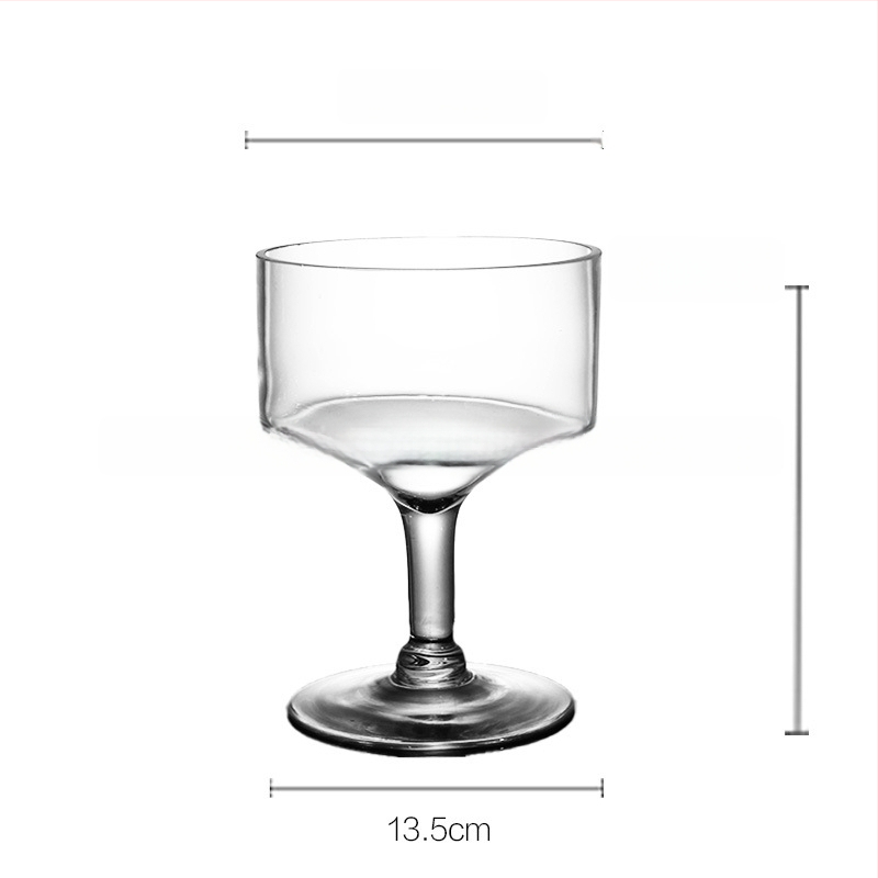 Стъклена чиния за плодове в европейски стил — прозрачна платформа за торти и десерти, витрина за плодове, марка Qingyun, стил прост, стартирала през есен 2013