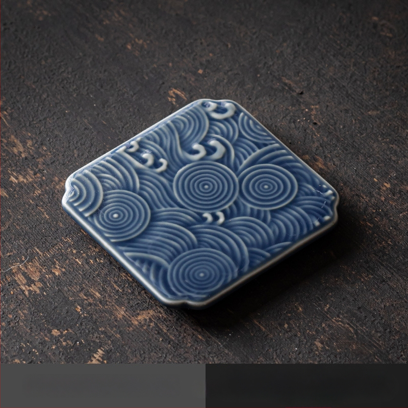 Порцеланова плодова чиния — Wuxitang, китайска простота, лек лукс ретро, код продукта: Full Moon Auspicious Clouds Saucer