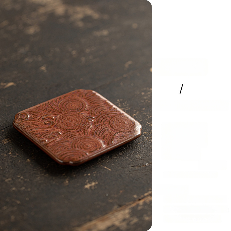 Порцеланова плодова чиния — Wuxitang, китайска простота, лек лукс ретро, код продукта: Full Moon Auspicious Clouds Saucer