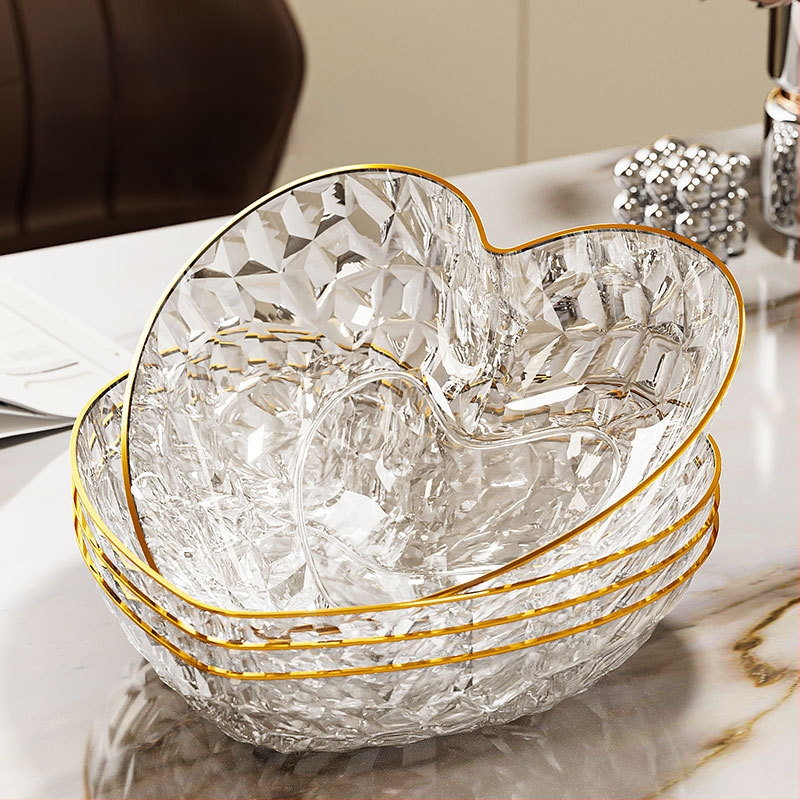 Пластмасова чиния за плодове, луксозен стил, прост дизайн, пускане през 2025 г.