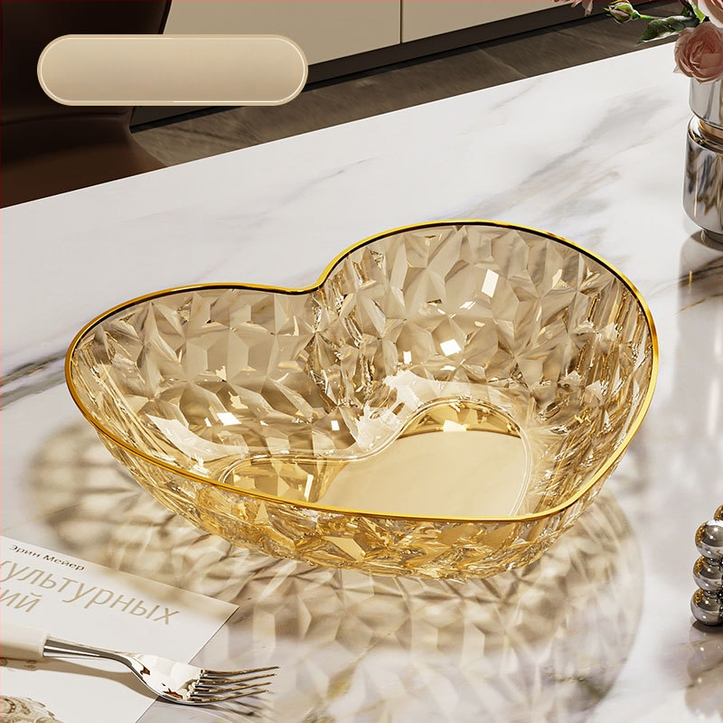 Пластмасова чиния за плодове, луксозен стил, прост дизайн, пускане през 2025 г.