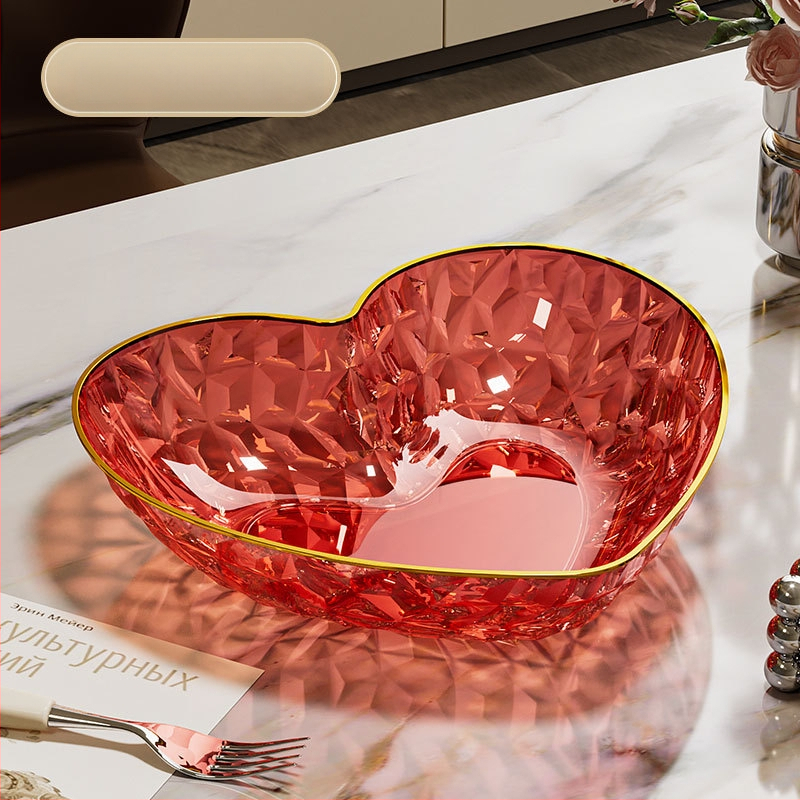 Пластмасова чиния за плодове, луксозен стил, прост дизайн, пускане през 2025 г.