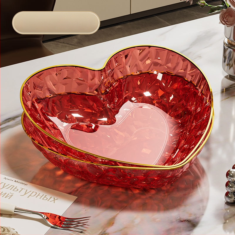 Пластмасова чиния за плодове, луксозен стил, прост дизайн, пускане през 2025 г.