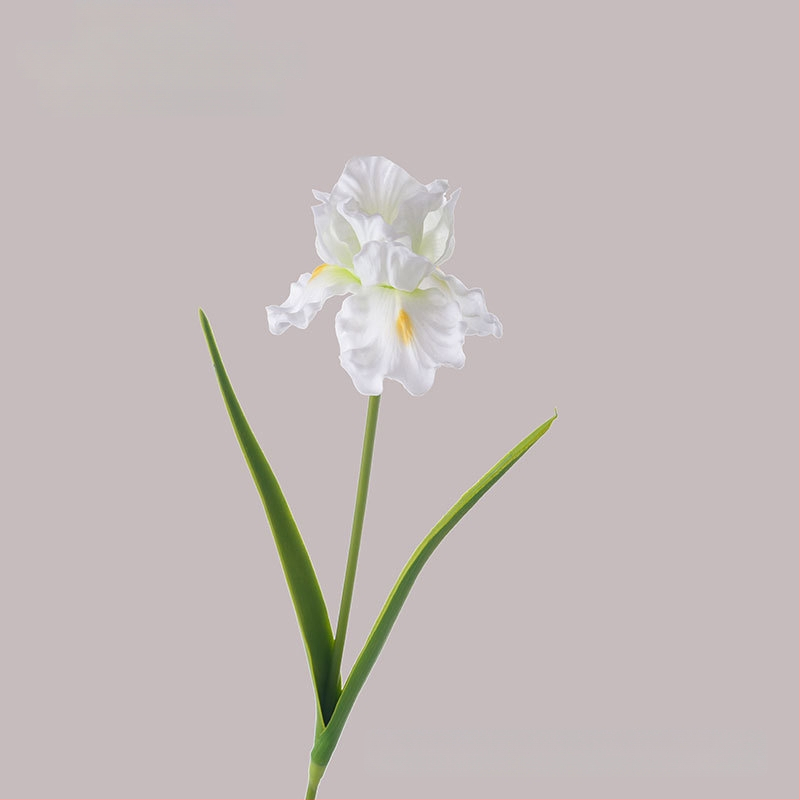 Dirbtinis irisas žiedas, PU medžiaga, rankų darbo ir dažytas, namų dekorui ir fotografijos rekvizitams