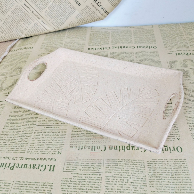 Rotaslietu plate — MDF plāksne, pastorālais stils, dekoratīvs galda aksesuārs, bez personalizācijas