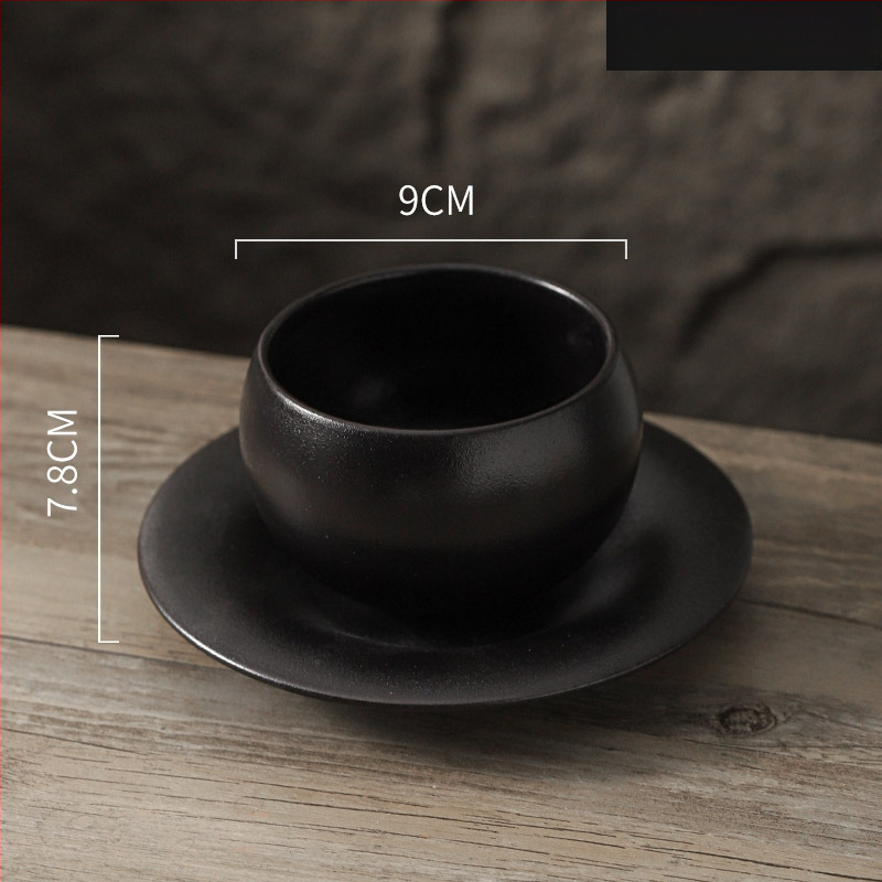 Керамична чаша за кафе, винтидж стил, италиански дизайн, матово покритие, 450 g, персонализация налична