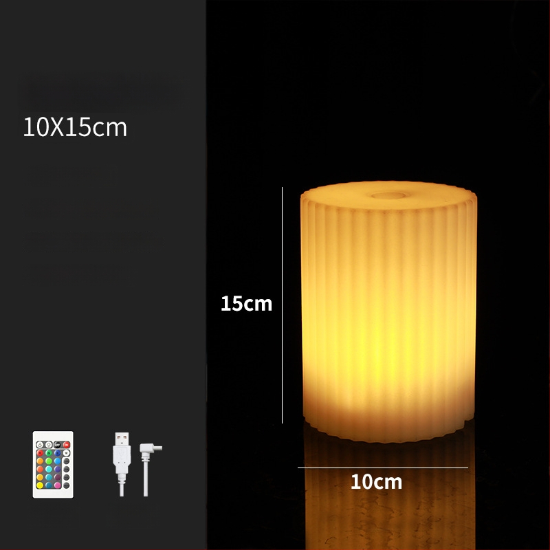 RGB dekoratīvā lampa ar ziedu kompozīciju baram/KTV – galda vāzes formas gaismas lampa, modelis XC-297, 5V, materiāls: plastika, stils: moderns minimālisms, ražošana pēc rasējumiem.