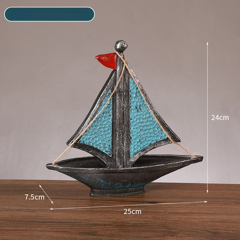 Europos stiliaus retro telefono dekoras figūrėlė iš sintetinės dervos, prekės ženklas Ancient Master, dervos amatai, įpakavimas kartono dėžutėje