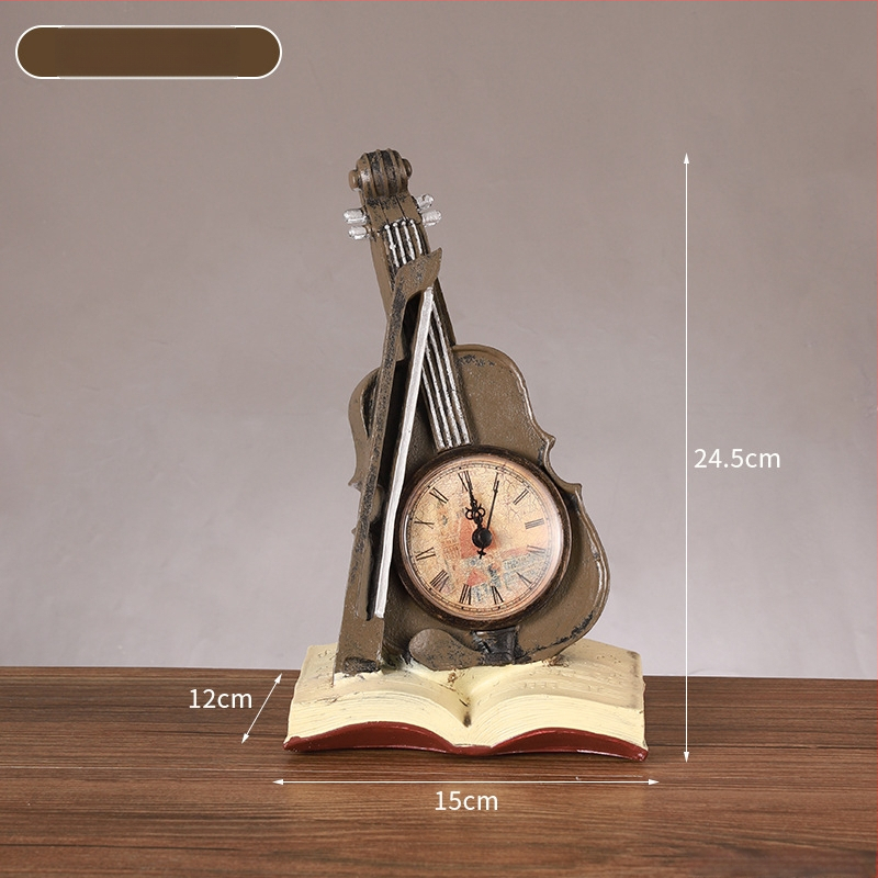 Europos stiliaus retro telefono dekoras figūrėlė iš sintetinės dervos, prekės ženklas Ancient Master, dervos amatai, įpakavimas kartono dėžutėje