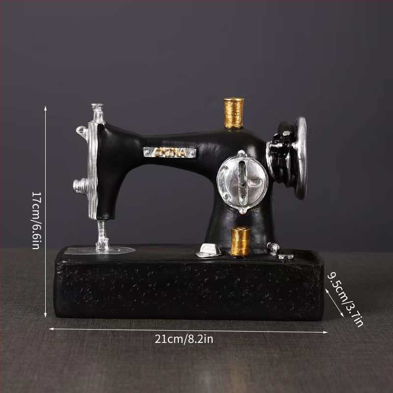 Europos stiliaus retro telefono dekoras figūrėlė iš sintetinės dervos, prekės ženklas Ancient Master, dervos amatai, įpakavimas kartono dėžutėje