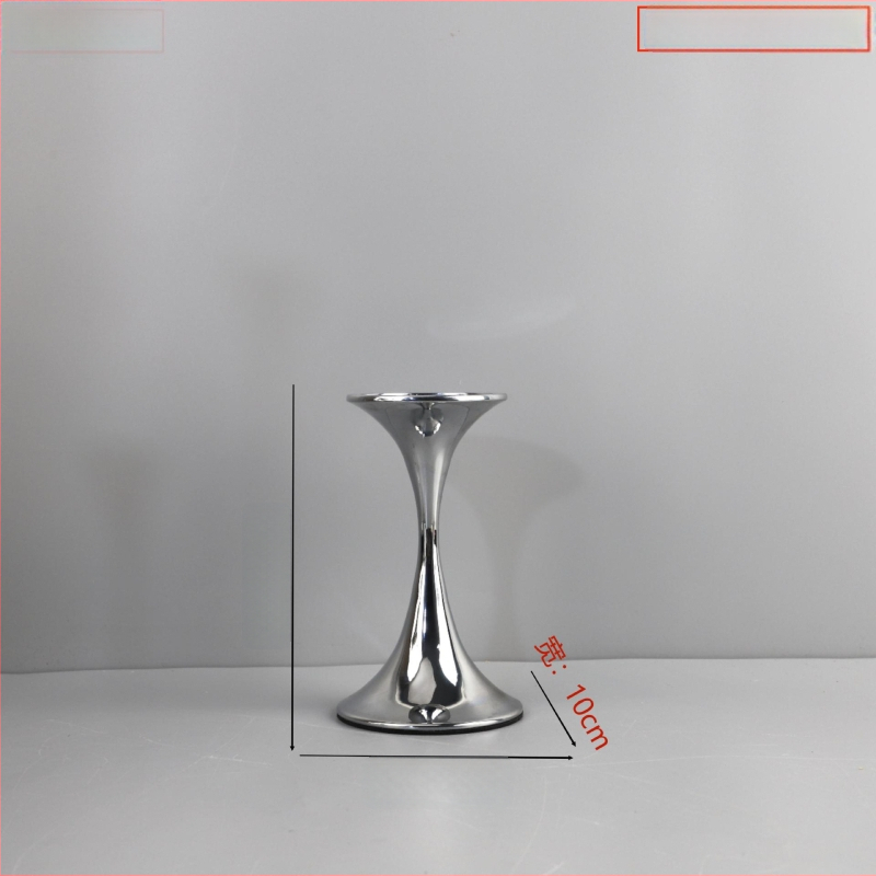 Gyertyatartó • fém dekoráció, márka Super Jie, geometriai design, otthoni berendezéshez