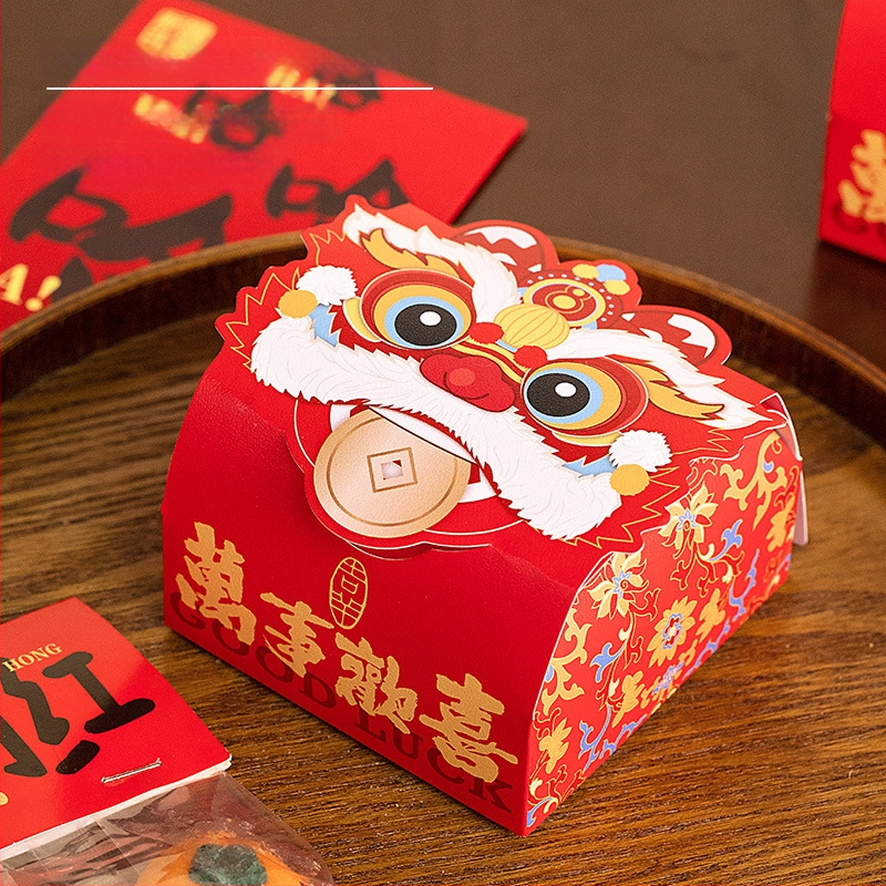 Κουτί δώρου με φορητό σχεδιασμό τσάντας, ειδικό χαρτί, UV επίστρωση, κινέζικο στυλ