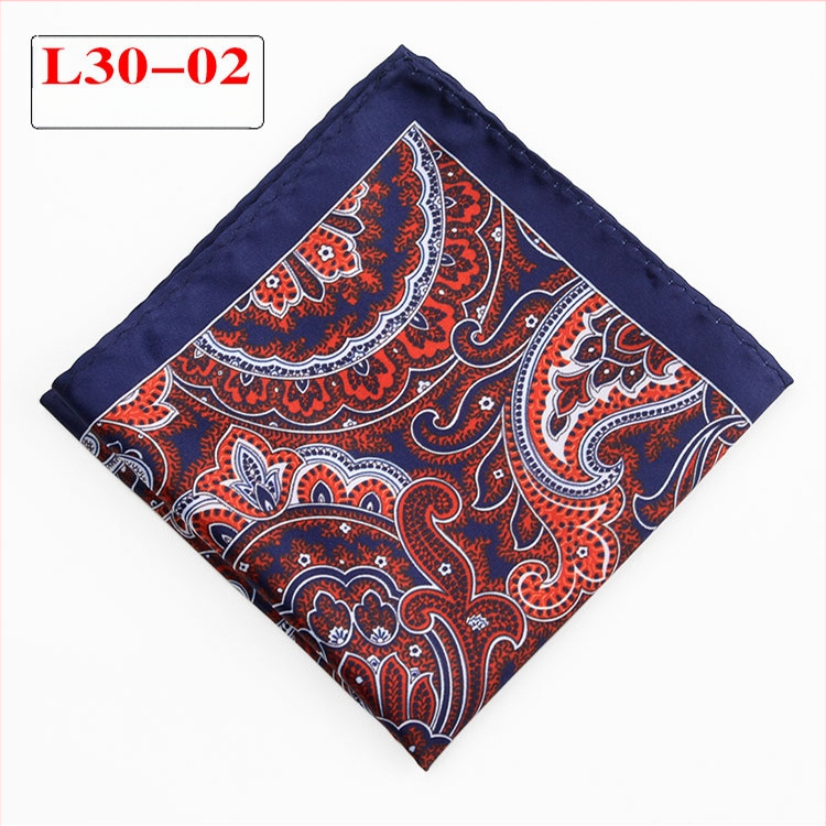 Джобна кърпичка - полиестерни нишки, извит кант, вечерно облекло, Пролет 2023