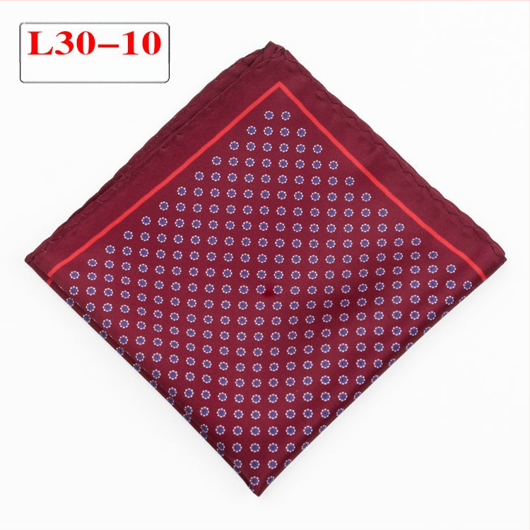 Джобна кърпичка - полиестерни нишки, извит кант, вечерно облекло, Пролет 2023