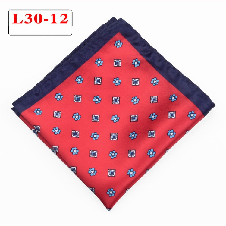 Джобна кърпичка - полиестерни нишки, извит кант, вечерно облекло, Пролет 2023